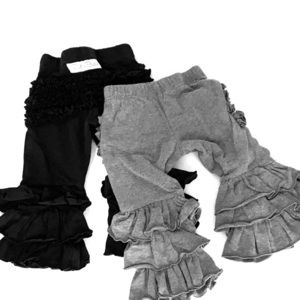 Ruffle Butts baby girls pants set